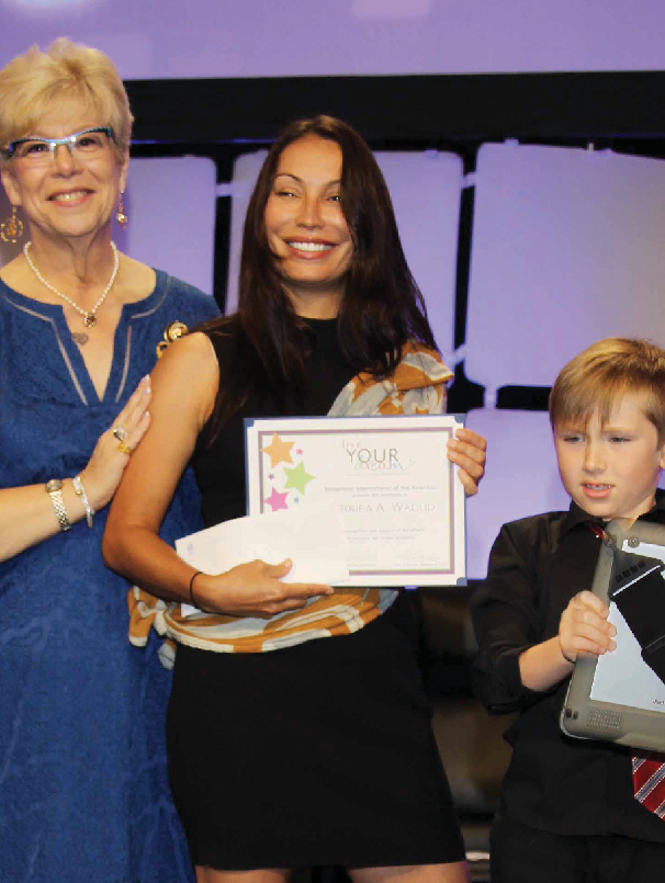 Terriea was awarded $15,000 through Soroptimist's <em>Live Your Dream Award</em>.